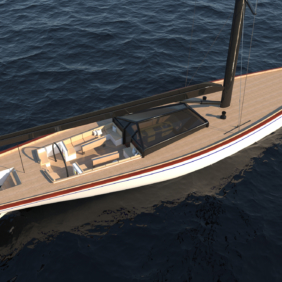 Rivellini Design - Valerio Rivellini - Rivellini design - yacht design - Rivellini Yacht Design -Rivale 78 - render - ster view