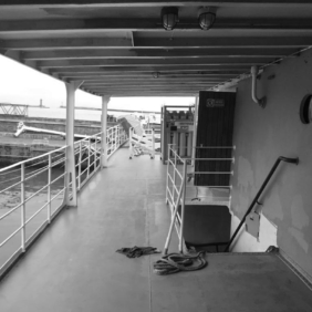 rivellini design-work in progress - deck - black and white